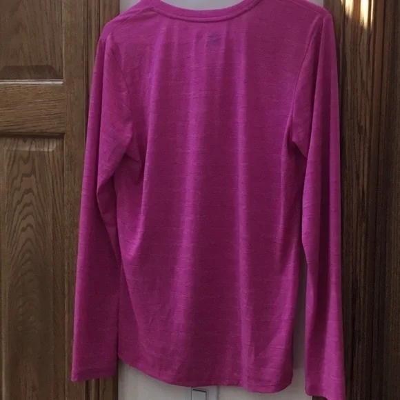 WOMENS’ size large RBX dri-fit long sleeve pink athletic shirt - Picture 4 of 13